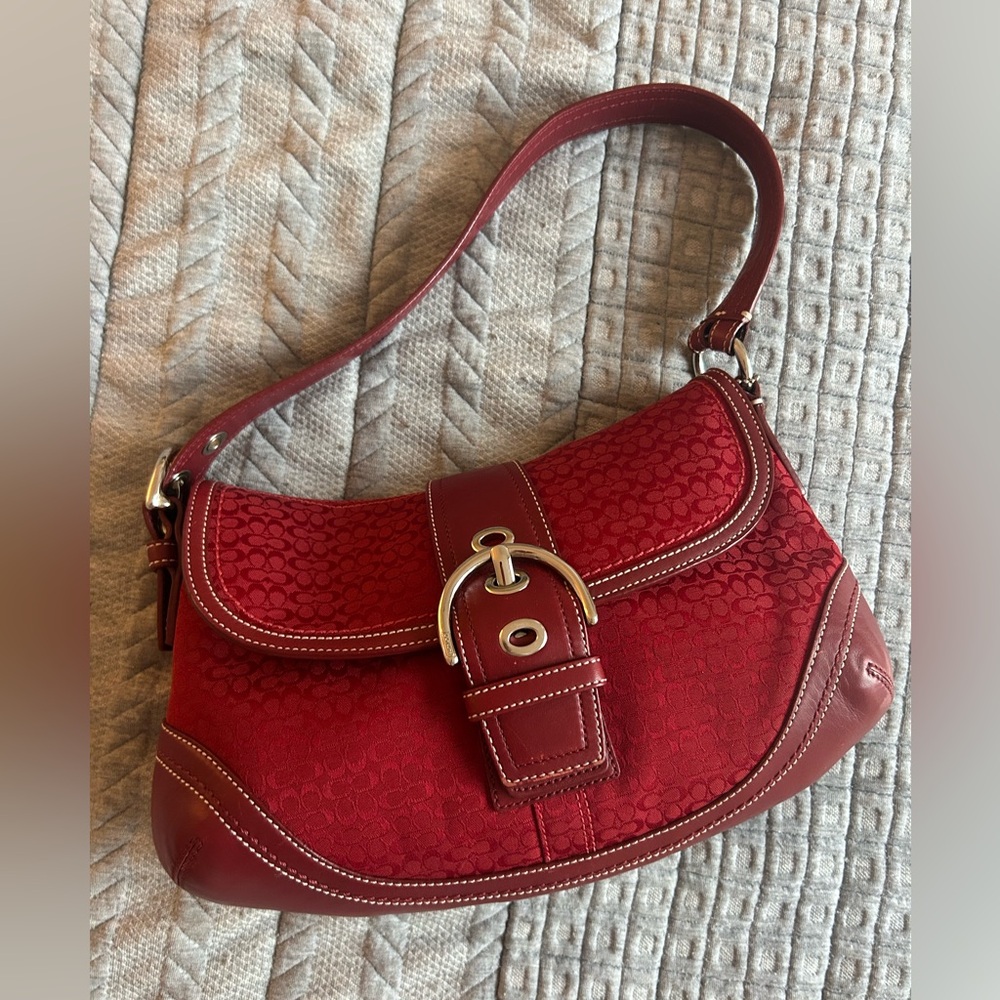 Y2K Coach Red Soho Large